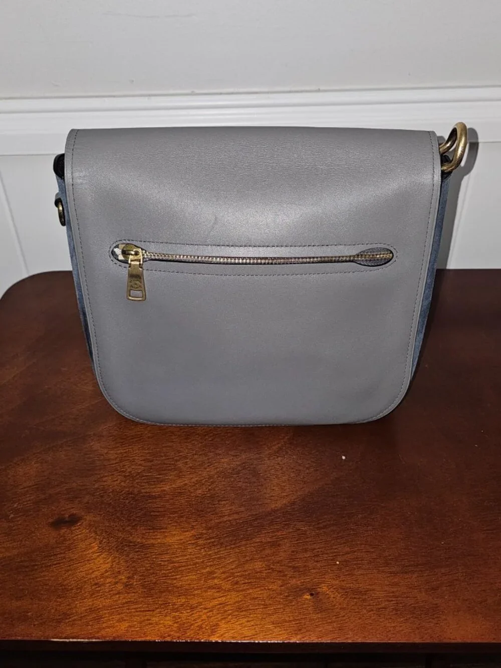 Coach x Rodarte Limited Edition Courier Bag Crossbody Grey Black 22752 MSPR $595